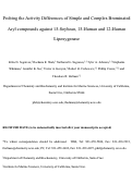 Cover page: Probing the Activity Differences of Simple and Complex Brominated Aryl Compounds against 15-Soybean, 15-Human, and 12-Human Lipoxygenase §