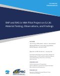 Cover page of RAP and RAS in HMA Pilot Project on SJ 26: Material Testing, Observations, and Findings