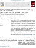 Cover page: Prognostic indicators for the development of strabismus among patients with graves’ ophthalmopathy