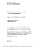 Cover page: Carlink II: A Commuter Carsharing Pilot Program Final Report