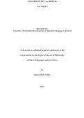 Cover page: Russophonia: Towards a Transnational Conception of Russian-Language Literature