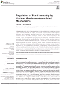 Cover page: Regulation of Plant Immunity by Nuclear Membrane-Associated Mechanisms