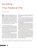 Cover page: Dividing the Federal Pie