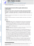 Cover page: Current surgical results with low-grade brain arteriovenous malformations.