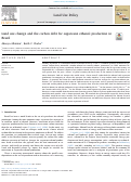 Cover page: Land use change and the carbon debt for sugarcane ethanol production in Brazil