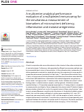 Cover page: A multicenter analytical performance evaluation of a multiplexed immunoarray for the simultaneous measurement of biomarkers of micronutrient deficiency, inflammation and malarial antigenemia