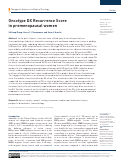 Cover page: Oncotype DX Recurrence Score in premenopausal women