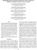 Cover page: Distinguishing learned categorical perception from selective attention to adimension: Preliminary evidence from a new method