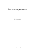 Cover page: Los ritmos para tres