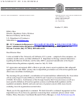 Cover page of UC Comments in Response to 2024-16498 (89 FR 60998) &amp; 2024-22145 (89 FR 78836), Export Administration Regulations: Crime Controls and Expansion/Update of U.S. Persons Controls (July 29, 2024), RIN 0694-AI35