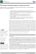 Cover page: Do Insomnia Treatments Improve Daytime Function?