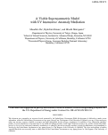 Cover page: A viable supersymmetric model with UV insensitive anomaly mediation