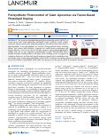 Cover page: Postsynthetic Photocontrol of Giant Liposomes via Fusion-Based Photolipid Doping