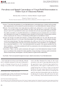 Cover page: Prevalence and Spatial Concordance of Visual Field Deterioration in Fellow Eyes of Glaucoma Patients