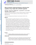 Cover page: Effect of moisture content and fuel type on emissions from vegetation using a steady state combustion apparatus