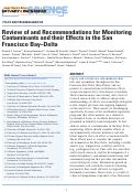 Cover page of Review of and Recommendations for Monitoring Contaminants and their Effects in the San Francisco Bay−Delta