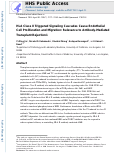 Cover page: HLA Class II–Triggered Signaling Cascades Cause Endothelial Cell Proliferation and Migration: Relevance to Antibody-Mediated Transplant Rejection