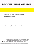 Cover page: Flat-field correction technique for digital detectors