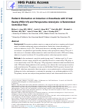 Cover page: Pediatric Distraction on Induction of Anesthesia With Virtual Reality and Perioperative Anxiolysis: A Randomized Controlled Trial.