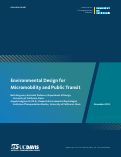 Cover page: Environmental Design for Micromobility and Public Transit
