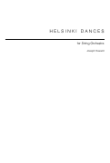 Cover page: Helsinki Dances