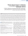 Cover page: Modular skeletal evolution in sticklebacks is controlled by additive and clustered quantitative trait Loci.