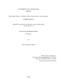 Cover page of The Elusive Three: On Black Holes, Dark Matter, and Neutrinos