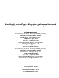 Cover page: Searching for Induced Travel: Elimination of a Freeway Bottleneck and Subsequent Effects on Rail and Freeway Volumes