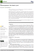 Cover page: Photorespiration: The Futile Cycle?