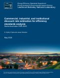 Cover page: Commercial, industrial, and institutional discount rate estimation for efficiency standards analysis Sector-level data 1998–2023