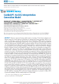 Cover page: CardioGPT: An ECG Interpretation Generation Model