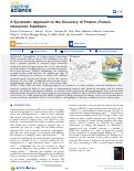 Cover page: A Systematic Approach to the Discovery of Protein–Protein Interaction Stabilizers