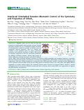 Cover page: Interfacial Octahedral Rotation Mismatch Control of the Symmetry and Properties of SrRuO3