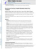 Cover page: Rural cancer survivors’ health information needs post-treatment