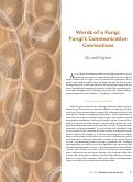 Cover page: Words of a Fungi, Fungi’s Communicative Connections