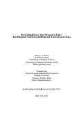 Cover page: Preventing Protest One Person at a Time: Psychological Coercion and Relational Repression in China