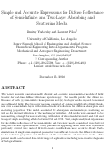 Cover page: Simple and accurate expressions for diffuse reflectance of semi-infinite and two-layer absorbing and scattering media.