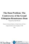 Cover page: The Dam Problem: The Controversy of the Grand Ethiopian Renaissance Dam