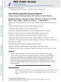 Cover page: New Pharmacogenomics Research Network: An Open Community Catalyzing Research and Translation in Precision Medicine