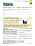 Cover page: Molecular Characterization of Organosulfur Compounds in Biodiesel and Diesel Fuel Secondary Organic Aerosol