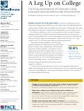 Cover page: A Leg Up on College The Scale and Distribution of Community College Participation Among California High School Students