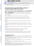 Cover page: Interpersonal violence and painful bladder symptoms in community-dwelling midlife to older women.