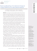 Cover page: Numerical Modeling of Contaminant Transport Using HYDRUS and its Specialized Modules