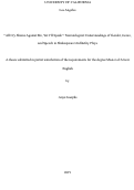 Cover page: “All Cry Shame Against Me, Yet I’ll Speak”: Narratological Understandings of Gender, Genre, and Speech in Shakespeare's Infidelity Plays