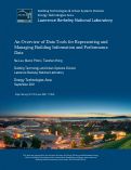 Cover page: An overview of data tools for representing and managing building information and performance data