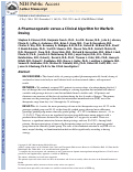 Cover page: A Pharmacogenetic versus a Clinical Algorithm for Warfarin Dosing