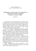 Cover page: Considerazioni su alcuni aspetti del popolamento di Arpacticoidi (Crustacea, Copepoda) di acque sotterranee italiane