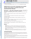 Cover page: Neighbourhood socioeconomic disadvantage and psychiatric disorders among refugees: a population-based, quasi-experimental study in Denmark.