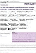 Cover page: Harmonizing tau positron emission tomography in Alzheimers disease: The CenTauR scale and the joint propagation model.