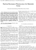 Cover page: Nuclear Resonance Fluorescence for Materials Assay